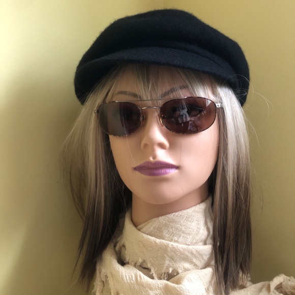 NWOT Moto/Fisherman’s Brimmed Black Hat - Picture 2 of 6